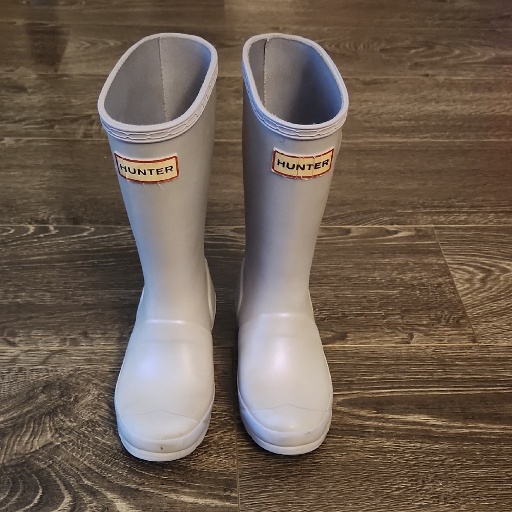 Hunter Kids Light Purple Rain Boots Kids Size 13
